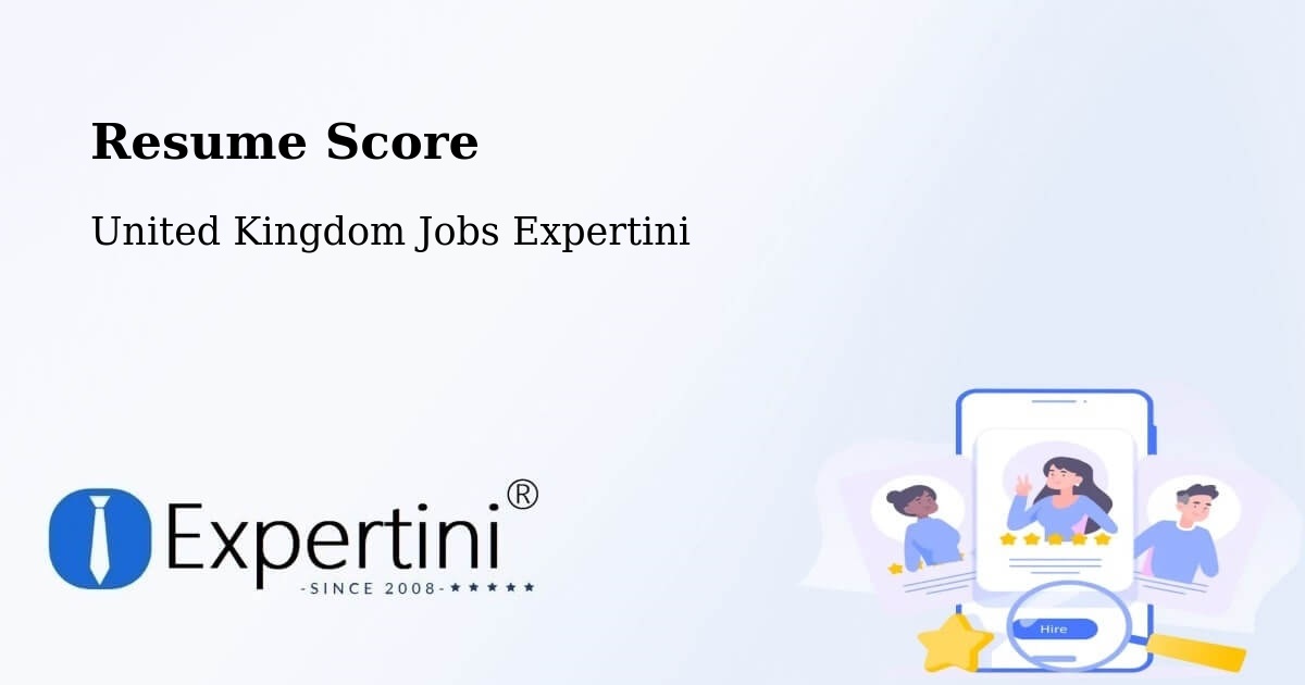 Resume Score - United Kingdom Jobs Expertini